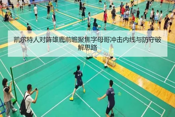凯尔特人对阵雄鹿前瞻聚焦字母哥冲击内线与防守破解思路